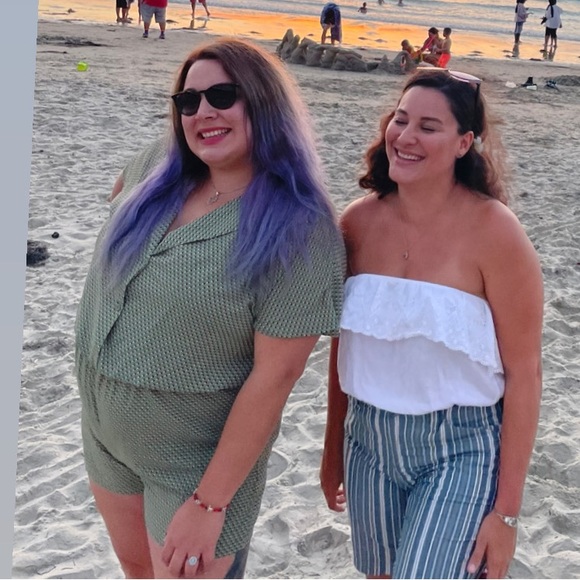 Green Short Romper SHEIN 2X - Picture 4 of 4